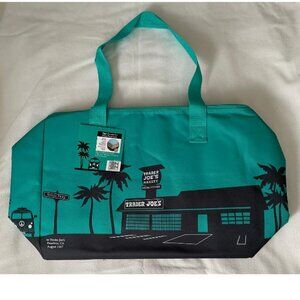 Trader Joe's Large Insulated Tote Bag (8 Gallon size), Green (Teal) - NWT